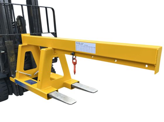 forklift crane jib attachment