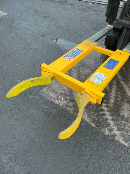 Forklift Drum Grab  - Polyurethane Coated Jaws