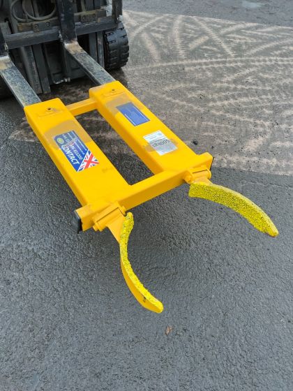 Forklift Drum Grab  - Polyurethane Coated Jaws