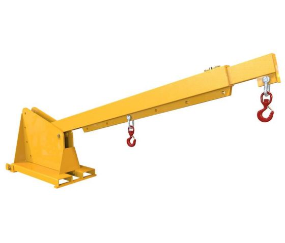 Forklift Articulating Extending Jib Attachment