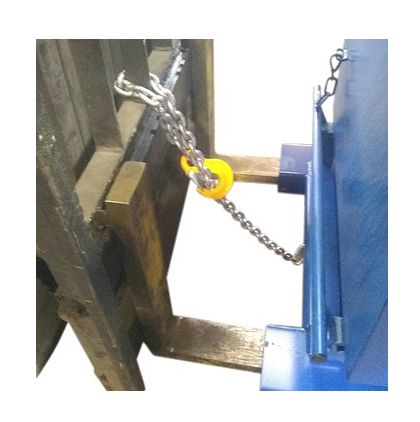 forklift skip safety security chain