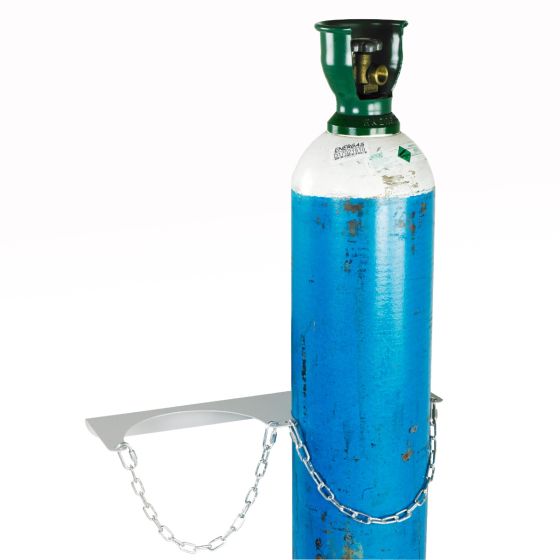 Gas bottle cylinder storage wall rack