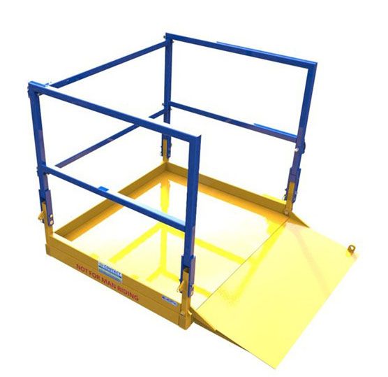 Foldable goods carrying platform