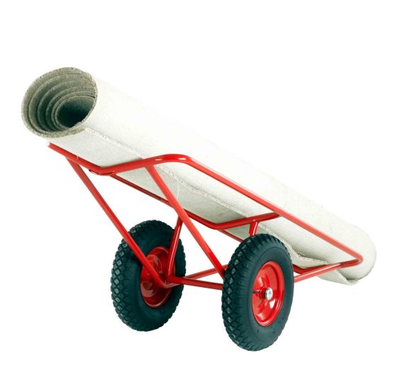 Pedestrian carpet trolley