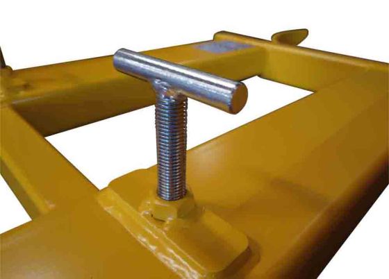 forklift attachment t screw clamps